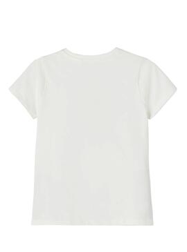 T-Shirt Name It Damy Branco para Menina
