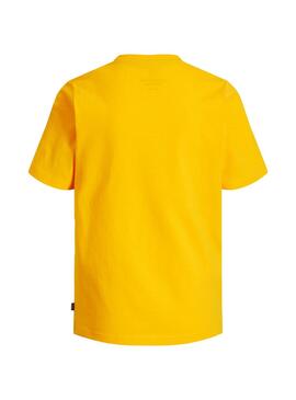 T-Shirt Jack e Jones Viking Amarelo Menino