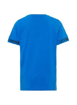 T-Shirt Name It Sonny Azul Elétrica Menino