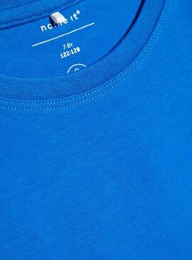 T-Shirt Name It Sonny Azul Elétrica Menino
