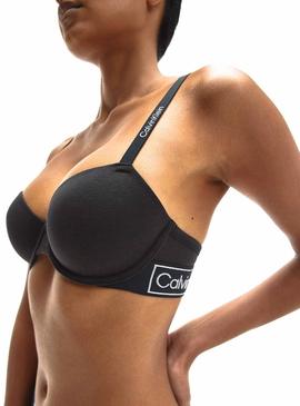 Sutiã Calvin Klein Lightly Lined Balcon Preto