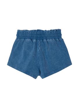 Short Mayoral Delavado Azul para Menina