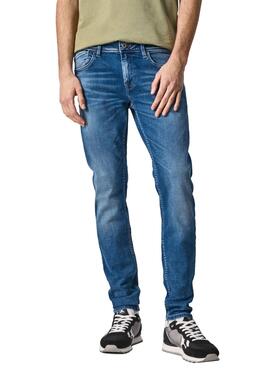 Jeans Pepe Jeans Finsbury Azul Homem