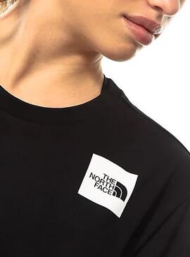 T-Shirt The North Face Relaxed Fine Preto Mulher