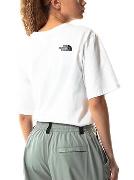 T-Shirt The North Face Relaxed Fine Branco Mulher