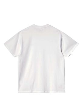 T-Shirt Carhartt Script Branco para Homem