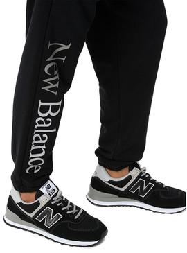 Calças New Balance Essentials Celebrate Preto
