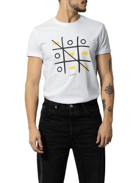 T-Shirt Klout 3 En Raya Branco Homem e Mulher