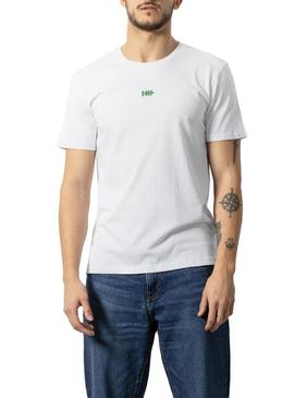 T-Shirt Klout Barcode Branco para Homem e Mulher