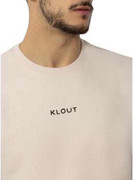 Sweat Klout Tabla Bege para Homem e Mulher