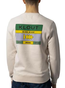 Sweat Klout Tabla Bege para Homem e Mulher