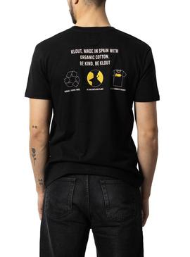 T-Shirt Klout Recycle Preto