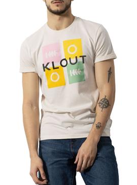 T-Shirt Klout Puzzle Bege