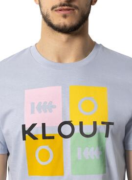 T-Shirt Klout Puzzle Azul 