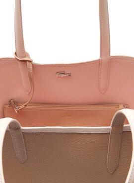 Bolsa Lacoste Anna Reversível Rosa para Mulher