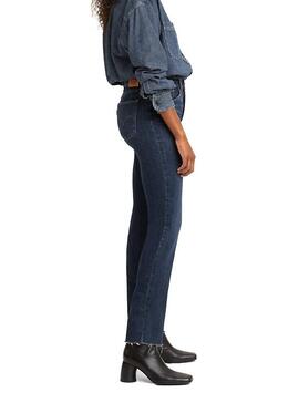 Jeans Levis724 High Rise Straight Mulher