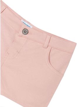 Pantalon Mayoral Felpa Rosa Curto para Menina