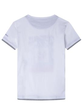 T-Shirt Pepe Jeans Cannon Branco para Menino
