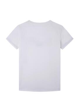 T-Shirt Pepe Jeans Castiel Branco para Menino