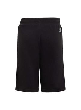 Bermuda Adidas Adicolor Trefoil Preto para Crianças