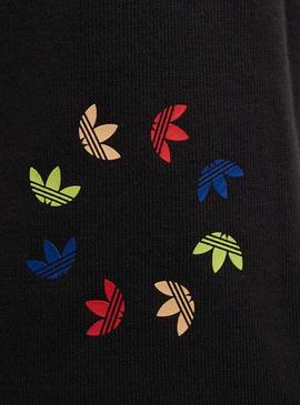 Bermuda Adidas Adicolor Trefoil Preto para Crianças