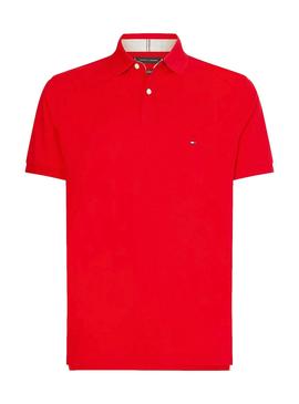 Polo Tommy Hilfiger 1985 Regular Vermelho para Homem