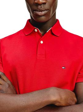 Polo Tommy Hilfiger 1985 Regular Vermelho para Homem