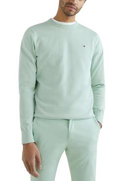 Pullover Tommy Hilfiger 1985 Verde para Homem