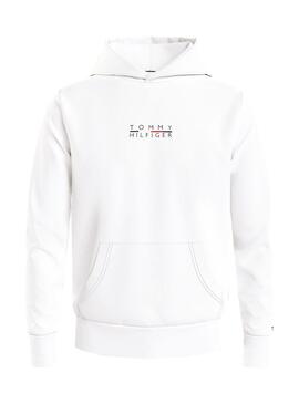 Sweat Tommy Hilfiger Square Logo Branco Homem