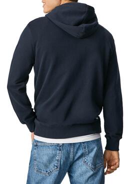 Sweat Pepe Jeans George Hoodie Azul Marinho Homem