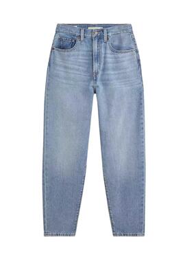 Jeans Levis High Loose Taper Azul Mulher