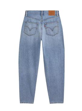 Jeans Levis High Loose Taper Azul Mulher