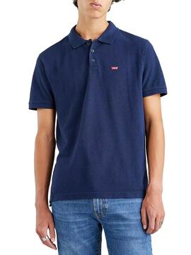 Polo Levis Housemark Azul Marinho para Homem