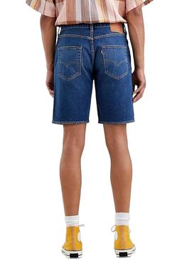 Bermuda Denim Levis 501 Bainha Azul para Homem