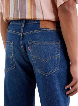 Bermuda Denim Levis 501 Bainha Azul para Homem