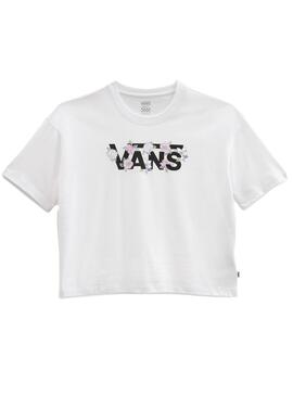 T-Shirt Vans Flow Rina Branco para Mulher