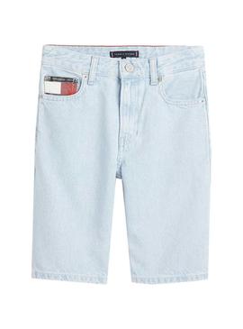 Bermuda Tommy Hilfiger Modern Straight Azul Menino