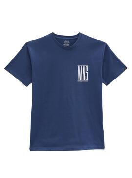 T-Shirt Vans Type Stretch Azul Marinho para Homem