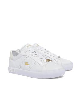 Sapatilhas Lacoste Powercourt 2.0 Brancos Mulher