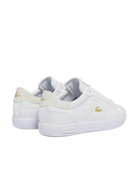 Sapatilhas Lacoste Powercourt 2.0 Brancos Mulher