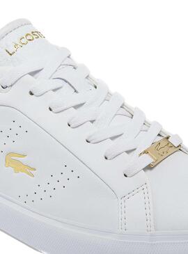 Sapatilhas Lacoste Powercourt 2.0 Brancos Mulher