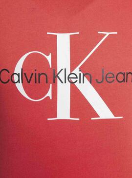 T-Shirt Calvin Klein Sazonal Monogram Vermelho