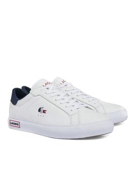 Sapatilhas Lacoste Powercourt Brancas para Homem