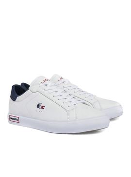 Sapatilhas Lacoste Powercourt Brancas para Homem