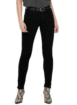 Jeans Only Blush Preto para Mulher