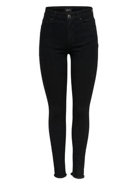 Jeans Only Blush Preto para Mulher