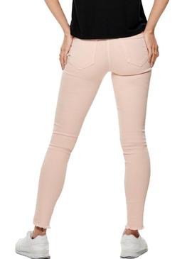 Jeans Only Blush Rosa para Mulher