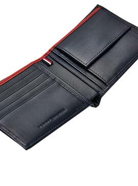 Carteira Tommy Hilfiger Signature Azul Marinho Homem