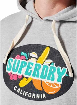 Sweat Superdry Vintage Ranchero Cinza Homem