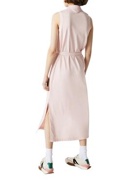 Vestido Lacoste EF1107 Rosa para Mulher